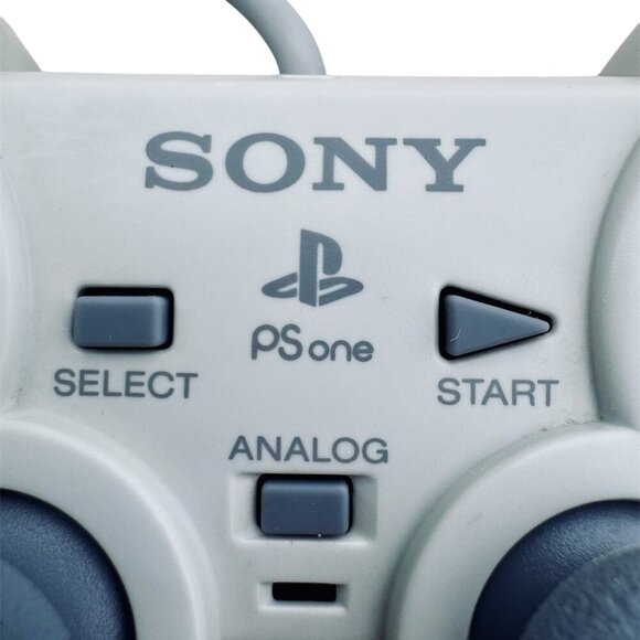 Sony PlayStation 1 PSone Analog Controller Gray Genuine SCPH-110 - Picture 4 of 9